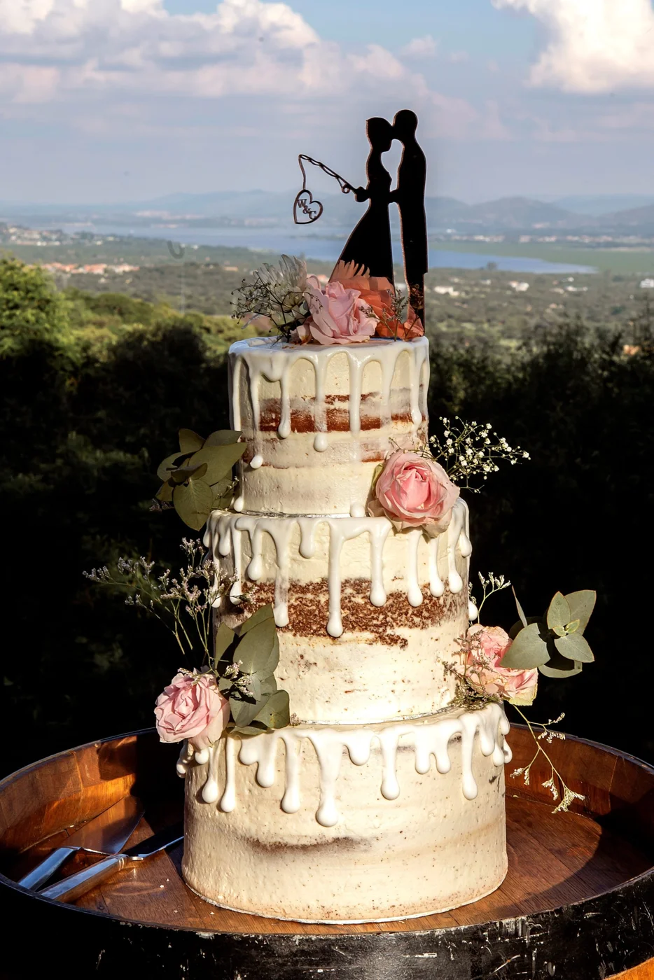 Wedding cake at Leopard Lodge